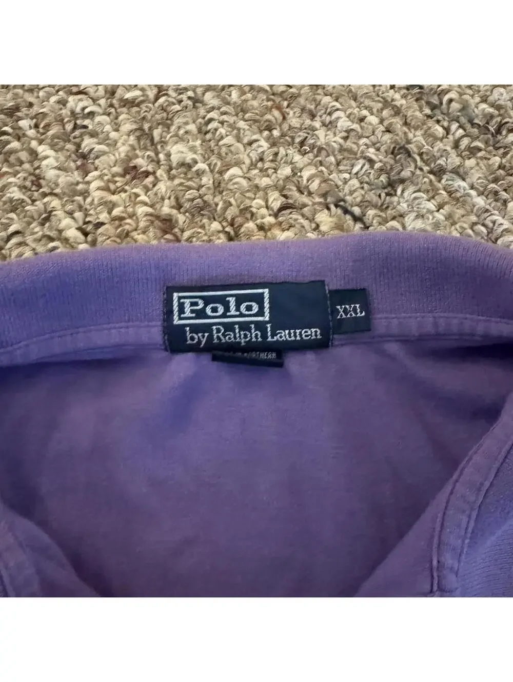 Men’s Polo Ralph Lauren Short Sleeve Polo Shirt Purple Size XXL 2XL